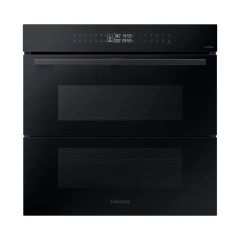 Samsung NV7B4355VAK/U4 Dual Cook Flex Pyrolytic Single Oven, - A+ Rated, Black 