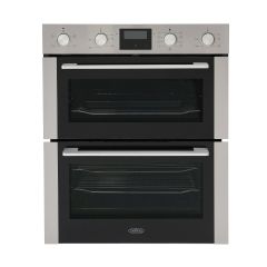Belling BI703MFC Built-Under Multifunction Electric Double Oven - Stainless Steel