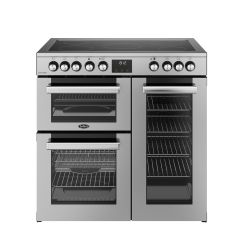 Belling Cookcentre 90E 90cm Electric Range Cooker - Stainless Steel