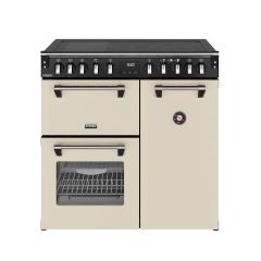 Stoves Richmond Deluxe 90Ei RTY 90cm Electric Induction Range Cooker - Cream