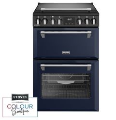 Stoves Richmond Deluxe 60EI 60cm Electric Induction Mini Range Cooker - Midnight Blue