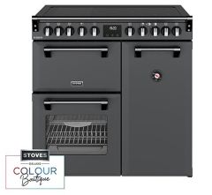 Stoves Richmond Deluxe 90Ei RTY 90cm Electric Induction Range Cooker - Anthracite