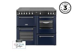 Stoves 444412024 Richmond Deluxe 100EI 100cm Electric Induction Range Cooker - Midnight Blue
