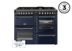Stoves 444412030 Richmond Deluxe 110DF 110cm Dual Fuel Range Cooker - Midnight Blue