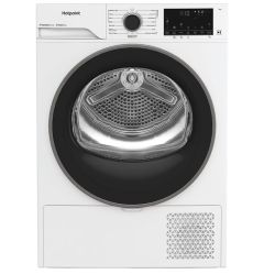 Hotpoint CHD94MWBSUK heat pump tumble dryer in white