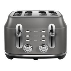 Rangemaster RMCL4S201GY Classic 4 Slice Toaster - Matte Slate Grey