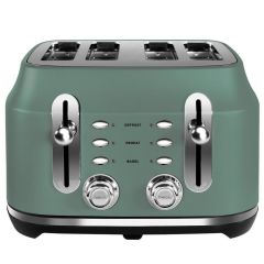 Rangemaster RMCL4S201MG 4 Slice Toaster In Green