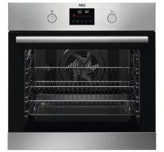 AEG BPS355061M Single Oven In Stainless Steel