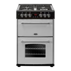 Belling Farmhouse 60DF Dual Fuel Cooker In Silver