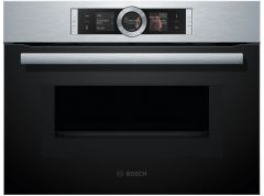 Bosch CMG656BS1 Serie 8 Built In Compact Oven With Microwave - Stainless Steel 