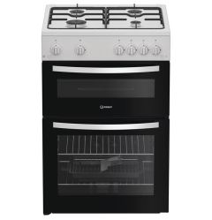 Indesit ITG6GW gas cooker in white