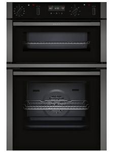 Neff U2ACM7HG0G Built In Double Oven In Graphite