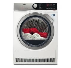 AEG T8DEE945R 8000 Series 9kg Heat Pump Tumble Dryer, White 