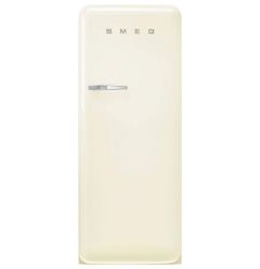 Smeg FAB28RCR6UK image of tall retro style fridge in cream