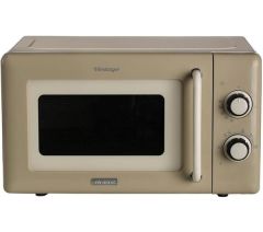 Ariete AR3960 image of retro-style microwave in beige