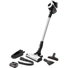 Bosch BCS612GB Serie 6 Unlimited Cordless Upright Vacuum Cleaner, White & Black