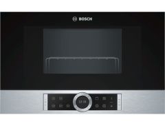 Bosch BEL634GS1B Serie 8 Built-in Microwave & Grill - Stainless Steel 