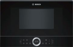 Bosch BFL634GB1B Serie 8 Built In Microwave, Black