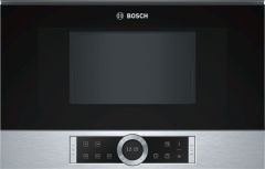 Bosch BFL634GS1B Serie 8 Built In Microwave, Stainless Steel 