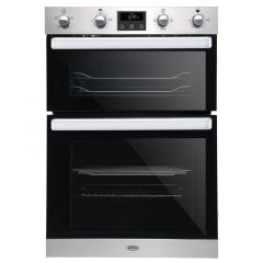 Belling BI902FP Built-in Electric Double Oven, Stainless Steel 