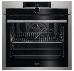 AEG BPE948730M Built In Single Oven In Stainless Steel