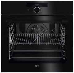 AEG BPK948330B Pyrolytic Built In Single Oven - A++ Rated - Black