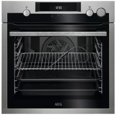 AEG BSE577221M Built In Single Oven In Stainless Steel