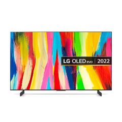 LG OLED42C24LA 42" OLED TV In Silver