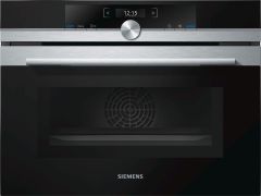 Siemens CM633GBS1B iQ700 Compact Oven With Microwave, Stainless Steel 
