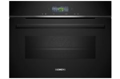 Siemens CM724G1B1B iQ700 Compact Oven With Microwave - Black 