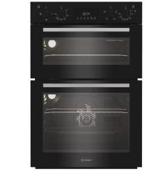 Indesit DII10DB double oven in black