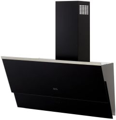 AEG DVB5860B Angled Chimney Hood In Black