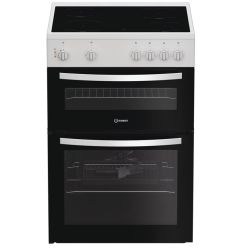 Indesit ITE6VMW 60cm electric cooker in white