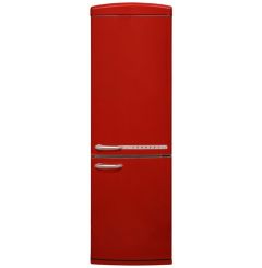 Zanussi ZNME32ED1 Retro Fridge Freezer In Red
