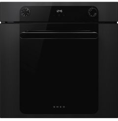 Smeg SF6200TBI image of single oven in black