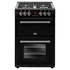 Belling Farmhouse 60G Double Oven Gas Cooker - Black