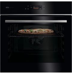 AEG GX7PN63FSB single oven in gloss black