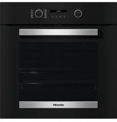 Miele H2465BP built in single oven in black
