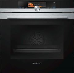Siemens HS658GES7B iQ700 Built In Smart Single Oven With Full Steam, Stainless Steel 