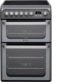 Hotpoint HUE61GS 60cm Graphite Cooker