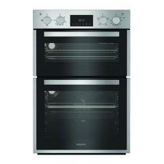 Hotpoint DIH10DIX double oven in stainless steel