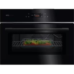 AEG GK7NK62FB built in combi microwave in gloss black