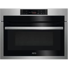 AEG KME761080M CombiQuick Built In Compact Oven With Microwave - Stainless Steel