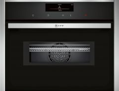 Neff C28MT27H0B N90 Compact Oven With Microwave, Stainless Steel 