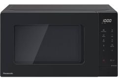 Panasonic NN-ST22QBBPQ image showing compact standard microwave in black