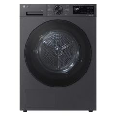 LG RHX9009TBC image of 9kg heat pump tumble dryer in matte black