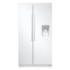Samsung RS52N3313WW American Fridge Freezer In White