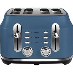 Rangemaster RMCL4S201CM 4 Slice Toaster In Blue