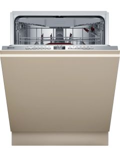 Neff S295HCX17G image of integrated dishwasher with door ajar