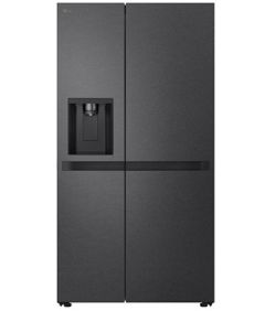 LG GSLC40EPPE American Fridge Freezer In Black Steel